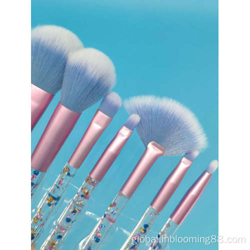 China Luxury Glitter Foundation Makeup Brush Set With Bag Supplier